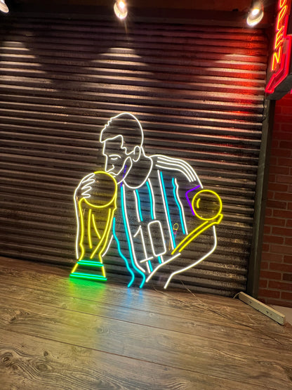 Messi World Cup LED Neon