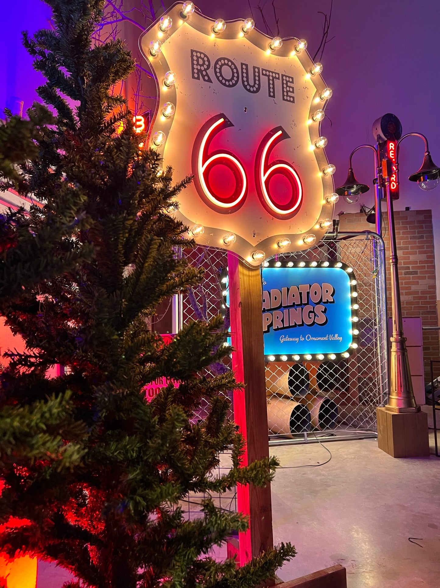 Route 66 Marquee Sign